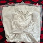 EATME Japan gray tulle v neck jumpsuit XS Photo 5