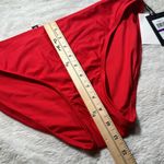 DKNY Bikini Hipster Swim Bottom Red size XXL NEW 4-Way Stretch Sun Protection Photo 5