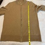 Anne Klein Light Brown Tan Zip Up Cardigan Sweater Women’s XL Career Wear Photo 5