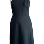 Banana Republic  Womens One Shoulder Ponte Fit and Flare Dress Size 6 Photo 0