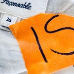 Faconnable Womens size 36 Wrap Top Side Tie Dress Silk Cotton Blend Striped Multi Photo 4