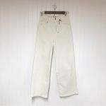 Apiece Apart  Merida Cropped Straight Leg Jean High Rise Ecru Cream Size 26 New Photo 1