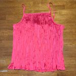 A New Day XXL tank light red polyester, crinkle texture Photo 0
