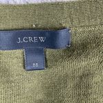 J.Crew Merino Wool Cardigan Olive Green Button Front Pockets Womens Size M Photo 6