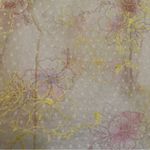 Free People  Intimately Postcard From Paris Long Sleeve Top M Yellow Floral Lace Photo 10