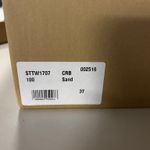 ‼️NWT ESSE tan fringe leather shoes Gold Size UK 37, US 6.5 Photo 9