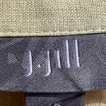 J. Jill Size 1X Button Front Long Sleeve Button Cuff Linen Yellow Shirt Photo 6