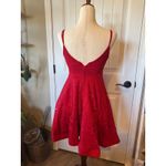 Speechless  Red Lace Sweetheart Neckline Fit Flare Mini Dress Size 5 Photo 1
