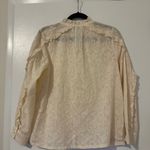 Cleobella  Freya Button Down Embroidered Blouse Cream Small Womens Photo 4