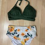 Highwaisted Bikini Green Size M Photo 0