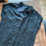 Club Monaco NWT Danielle Textured Black Dress Robe Photo 6