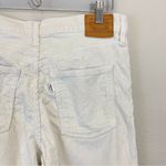 Levi's Levi’s Cream Corduroy Ribcage Straight Ankle Pants Size 32 Photo 6