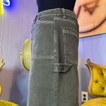 Love, Fire Denim Cargo Maxi Skirt Juniors Size 7 Black Photo 2