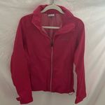 Columbia :Pink Windjacket- pockets, hood, cinch waist, adjustable/ Velcro wrist-S Photo 0
