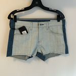 Rag and Bone  Double Blues Two Tone Cut Off Jean Shorts Photo 1
