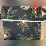 Loft  Floral Long Sleeve Tie Back Blouse Office Business Casual Lightweight Sz Sm Photo 5