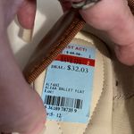 Alfani  Tan Leather Ballet Flats Photo 3