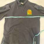 Vans  Off The Wall Black Hoodie Logo Sweatshirt Unisex Sz Sm Cotton Photo 8