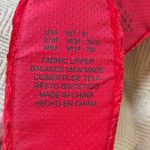 Santa Elf Slippers Christmas Red House Shoes Plush Jingle Bells Size 7 Photo 6