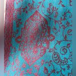 New From India Silk Pashmina Scarf/Shawl Teal Photo 4