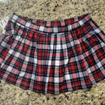Frederick's of Hollywood Fredrick's of Hollywood Plaid Mini Skirt - Red and Blue NEW Photo 0