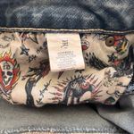 Ed Hardy 🔥 NWT  Iconic Embroidered Dragon/Eagle & Script Jeans - Y2K Essential! 🔥 Photo 5
