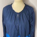 Figue Bella Short Dress Blue Color Block Size XL Photo 8