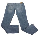 Anchor Blue Vintage Low Rise Distressed Jeans Size 9 Ankle Straight Leg Denim Photo 2