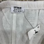 Cotton On White Linen Blend Pants - Size 6 Photo 2