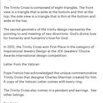 Sterling Silver Sherman Infinity Cross Ring Collectors piece Holy Trinity Photo 12