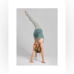 prAna Serafina Ruched Optional Footed Legging Agave Sizzle Green Size XS Photo 4