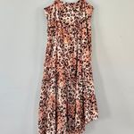 Karina Grimaldi NWT Anaii Cheetah Print Asymmetrical Hem Maxi Dress Photo 0