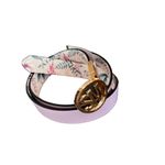 Steve Madden reversible lavender/flowers belt size XL Photo 1