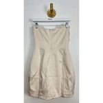 House Of CB  Ariella Satin Crystal Embellished Bow Dress in Ivory Size Small Photo 7