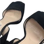Prada Suede Platform Peep Toe Heels in Black Photo 10