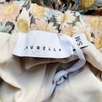 NWT Laurella Tiered Pastel Daisies Spring Ruffled Mini Skirt Women’s Size S/M Green Photo 8