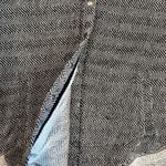 Lucky Brand houndstooth pattern button up hooded poncho Photo 1