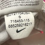 Nike | Women's Dri-Fit White Purple Neon Pink Trim Athletic Running Shorts, S Photo 4