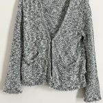 J.Crew Lady Sweater Jacket with Fringe Seaweed Navy Green Women’s Size Medium Photo 5