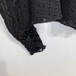 ZARA NWT  Black Plumetis Sequined Bolero Jacket S 5107/070 Photo 8