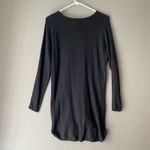 Joan Vass sz M Studio Black Long Sleeve Knit Tunic Sweater Lagenlook Slouchy Size M Photo 6