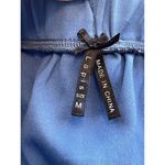 Lapis Maxi Skirt M Boho Chevron Crochet Striped Pull on Elastic Waist Multicolor Blue Size M Photo 5