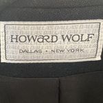 Vintage Howard Wolf Wool Black Blazer Small Photo 3