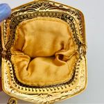 Vintage Gold Tone Mesh Key Chain Coin Purse Photo 10