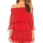 MISA Los Angeles Darla Floral Off Shoulder Mini Dress Photo 3
