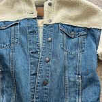 American Eagle Sherpa Denim Jacket Photo 0