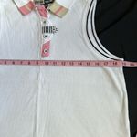 Jamie Sadock White Sleeveless Golf Shirt Size Medium Photo 3