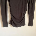 Goldie NEW Lewinter - Women - Black Ribbed Victorian Top Photo 4