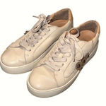 Frye  & Co. Leather Lace Up Casual Sneaker Flower‎ Embellishment Women’s Size 6 Photo 0