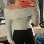 Urban Outfitters Off The Shoulder Crop Sweater Photo 0